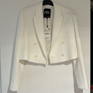 Zara Cropped Blazer NWT